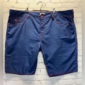 True Religion men's swim trunks, blue shorts, size 44. Summer